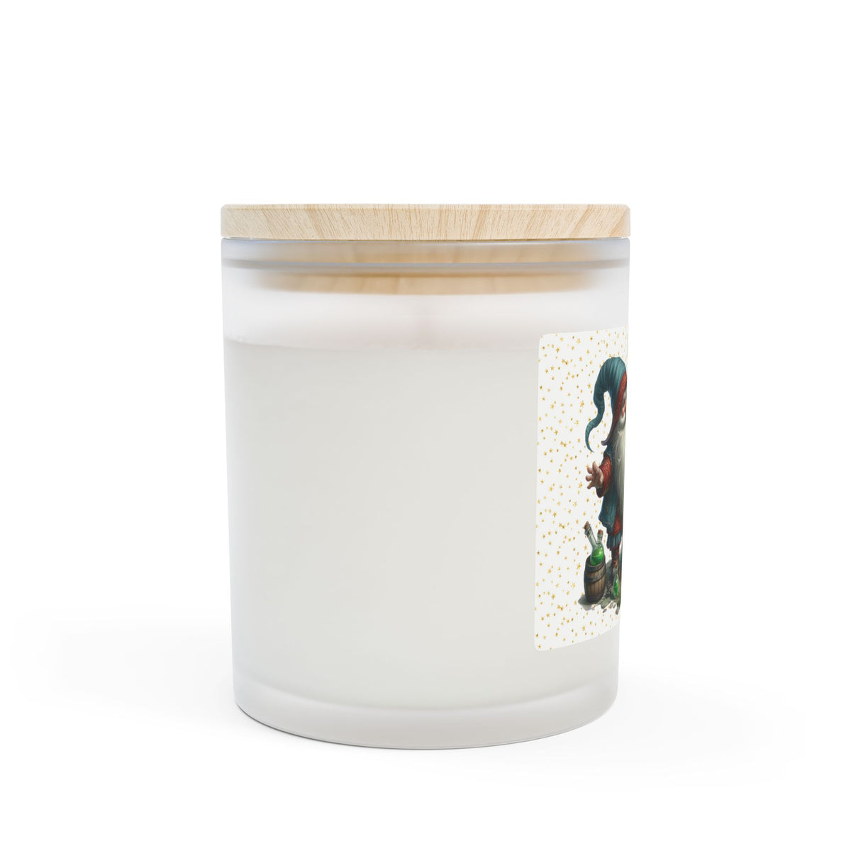 Halloween Green Gnome & Cauldron 11 oz Candle, Cozy Home Decor, Perfect for Fall, Halloween, Unique Gift, Aromatherapy