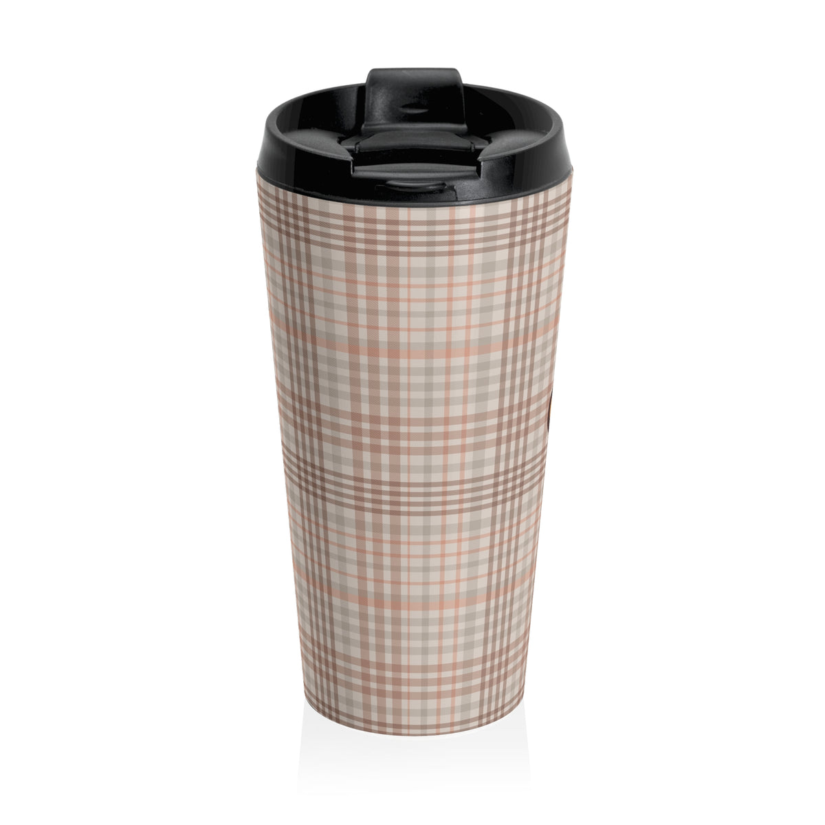Colorful Floral Teacher Stainless Steel Travel Mug, Coquette Bow, Gift for Teachers, Cute Travel Mug, Insulated Neutral Tones