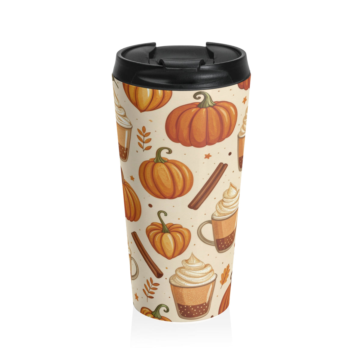 Pumpkin Spice Travel Mug | Fall Coffee Cup | Autumn Drinkware | Gift for Coffee Lovers | Festival Mugs | Halloween Decoration