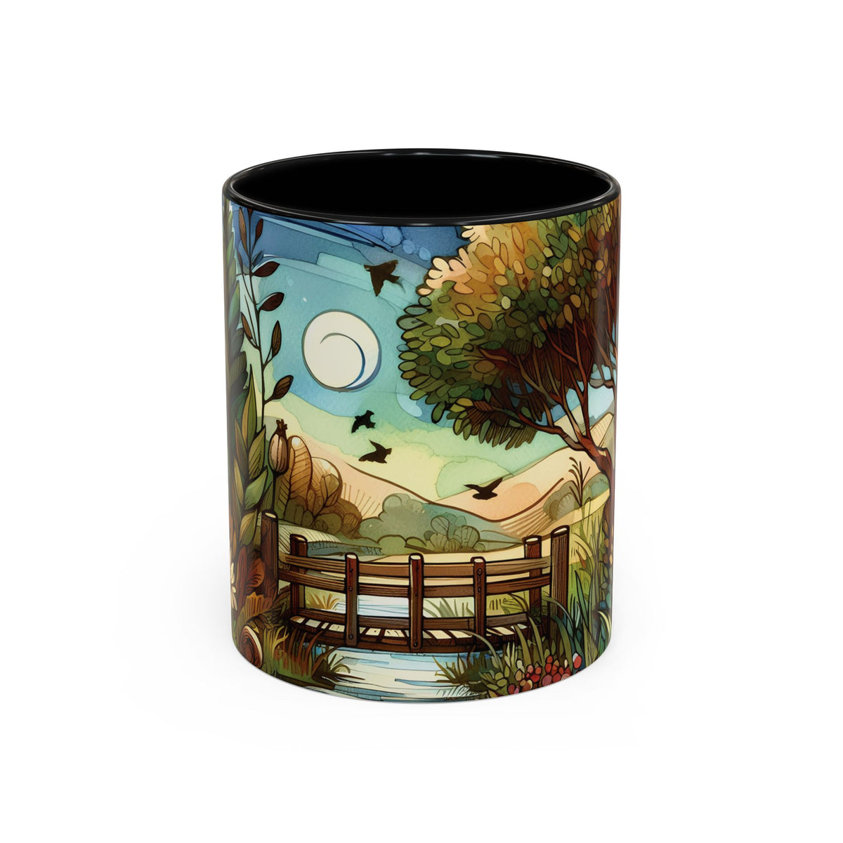 Autumn Fall Fauvism Art Inspired  Coffee Mug - Ideal Gift for Nature Lovers, Cozy Vibes, Morning Routine, Home & Garden Decor, Tea Lovers