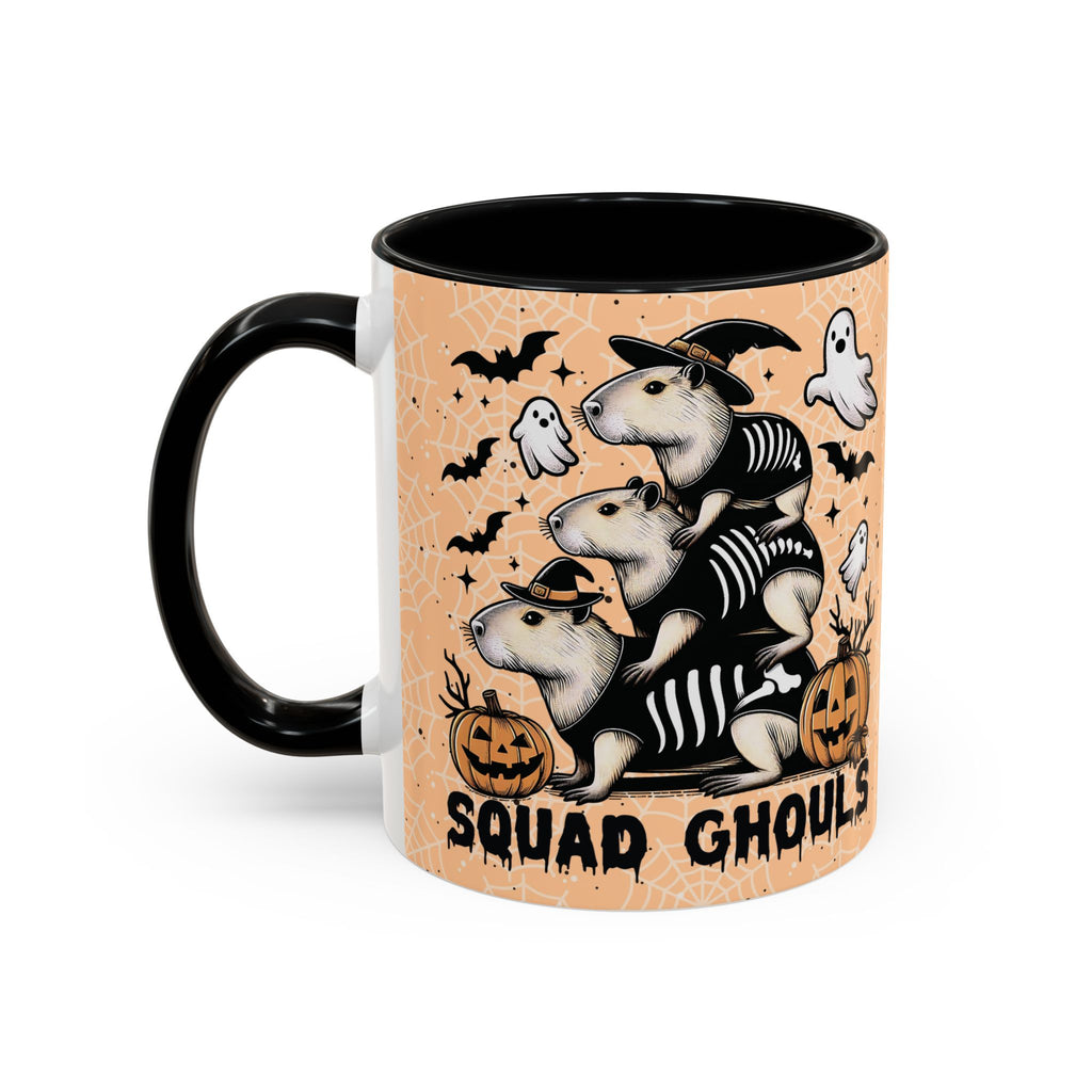 Funny Capybara Halloween "Ghoul Squad" Coffee Mug