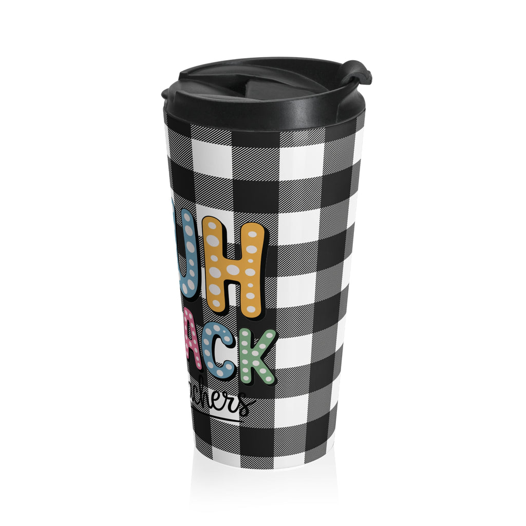 Funny Teacher Bruh Stainless Steel Travel Mug, Bruh We Back, Teachers, Gift for Teacher, Teacher Appreciation, Back to School Mug 16oz