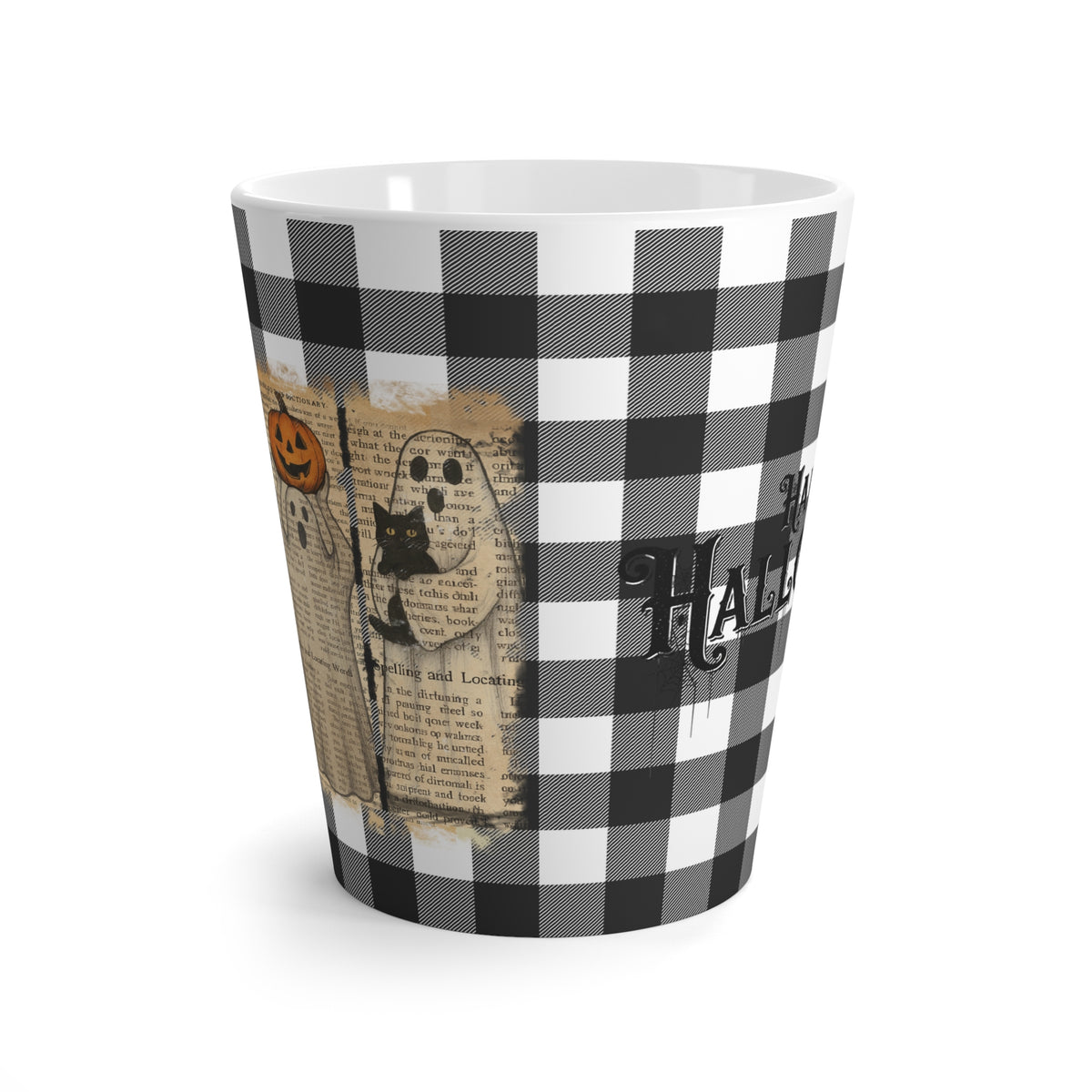 Spooky Funny Ghosts, Halloween Latte Mug, Festive Drinkware for Fall, Funny Halloween Decor, Seasonal Gift, Cozy Home