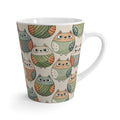 Funny Fat Cat Latte Mug for Coffee Lovers | Cute Girly Halloween & Fall Design
