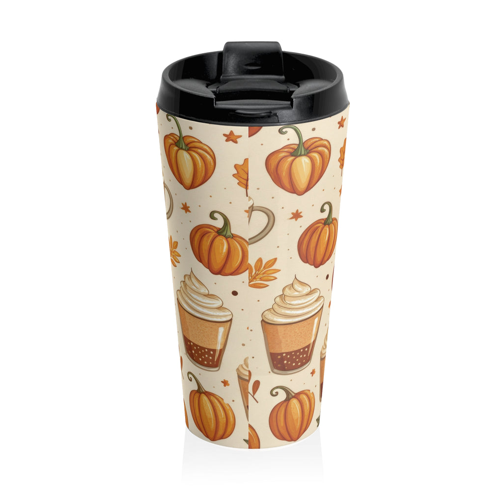 Pumpkin Spice Travel Mug | Fall Coffee Cup | Autumn Drinkware | Gift for Coffee Lovers | Festival Mugs | Halloween Decoration