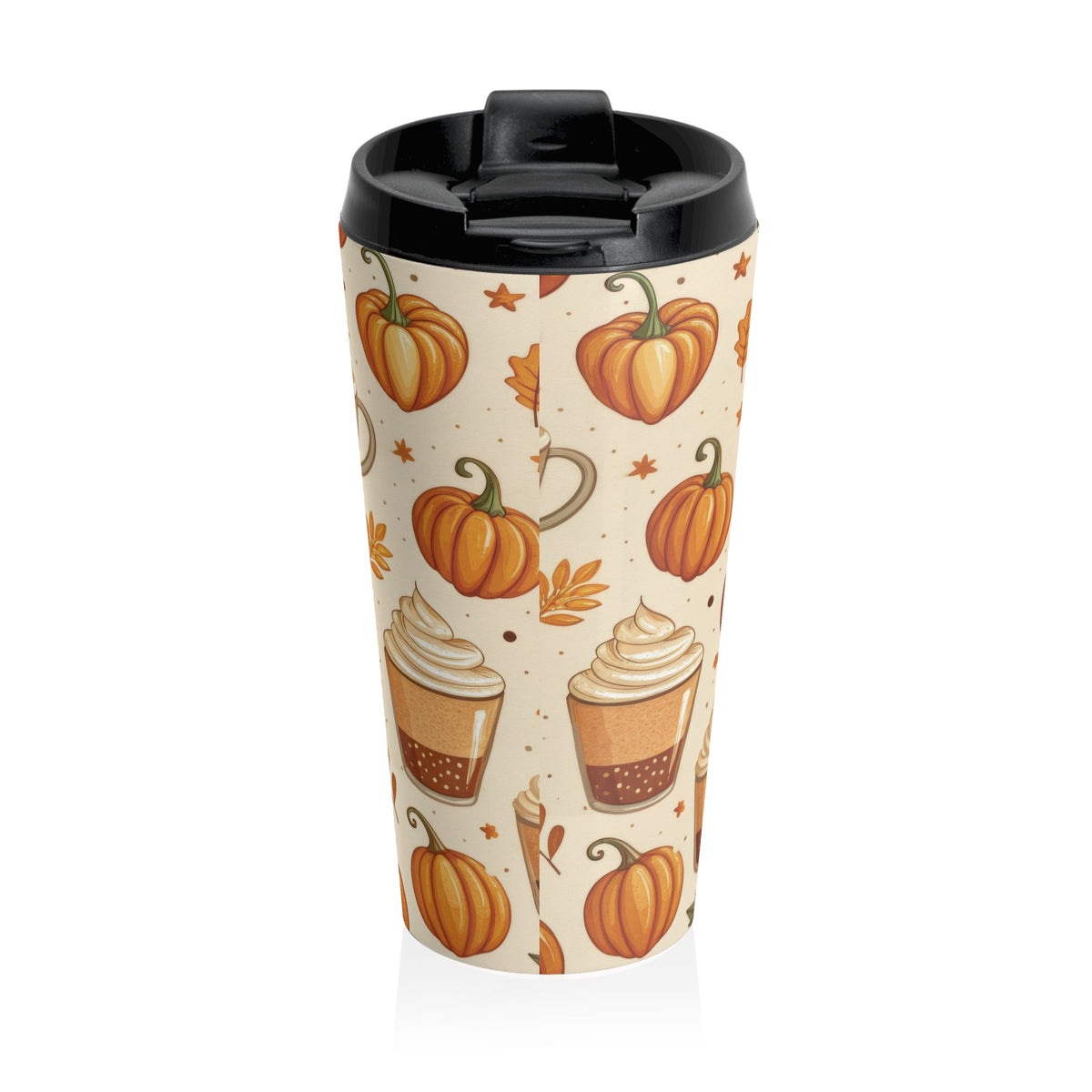 Pumpkin Spice Travel Mug | Fall Coffee Cup | Autumn Drinkware | Gift for Coffee Lovers | Festival Mugs | Halloween Decoration