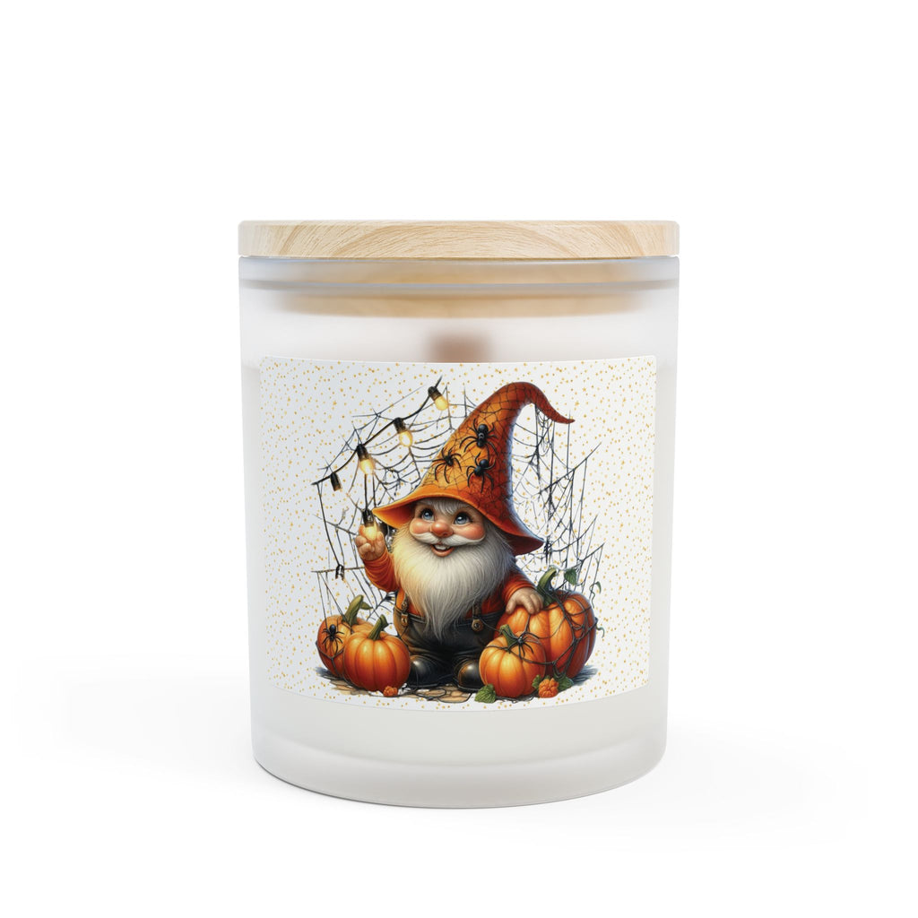Whimsical Halloween Gnome Spider 11oz Candle, Decorative Candle, Autumn Decor, Pumpkin Candle, Gnome Candle, Unique Home Gift