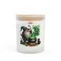 Halloween Green Gnome & Cauldron 11 oz Candle, Cozy Home Decor, Perfect for Fall, Halloween, Unique Gift, Aromatherapy