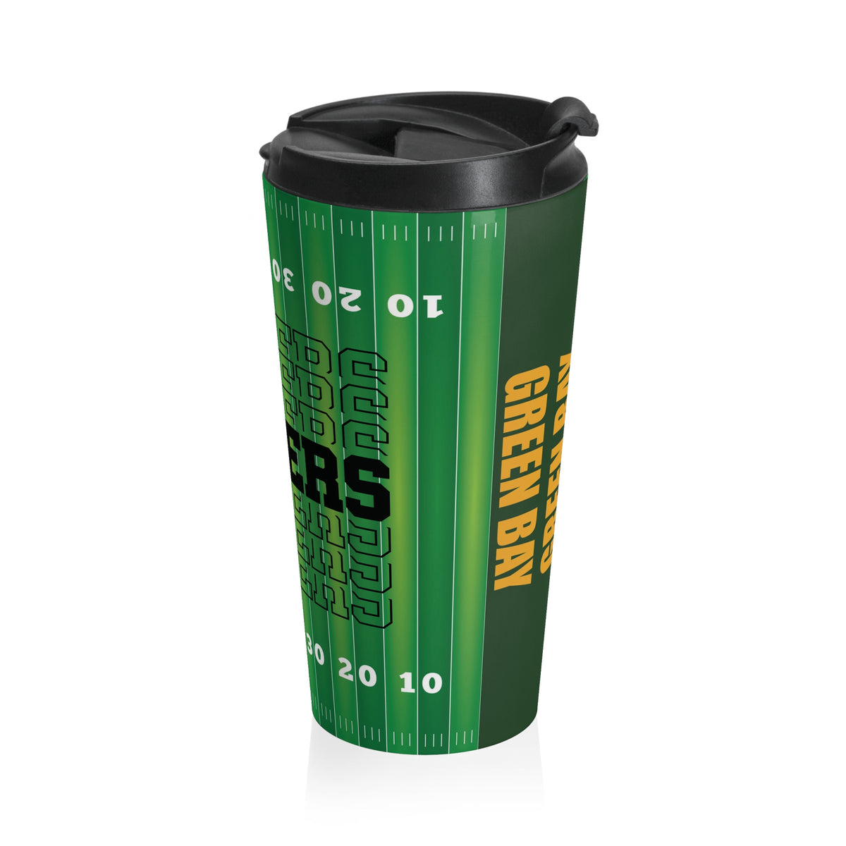 Green Bay Packers Fan Field Travel Mug - Perfect for Game Day, Football Fans, Gifts for Sports Lovers