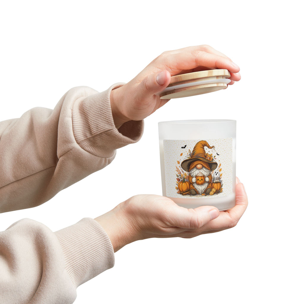 Autumn Gnome Pumpkin Latte 11 oz Candle, Fall Home Decor, Cozy Gift for Thanksgiving, Halloween Candle, Seasonal Aromatherapy