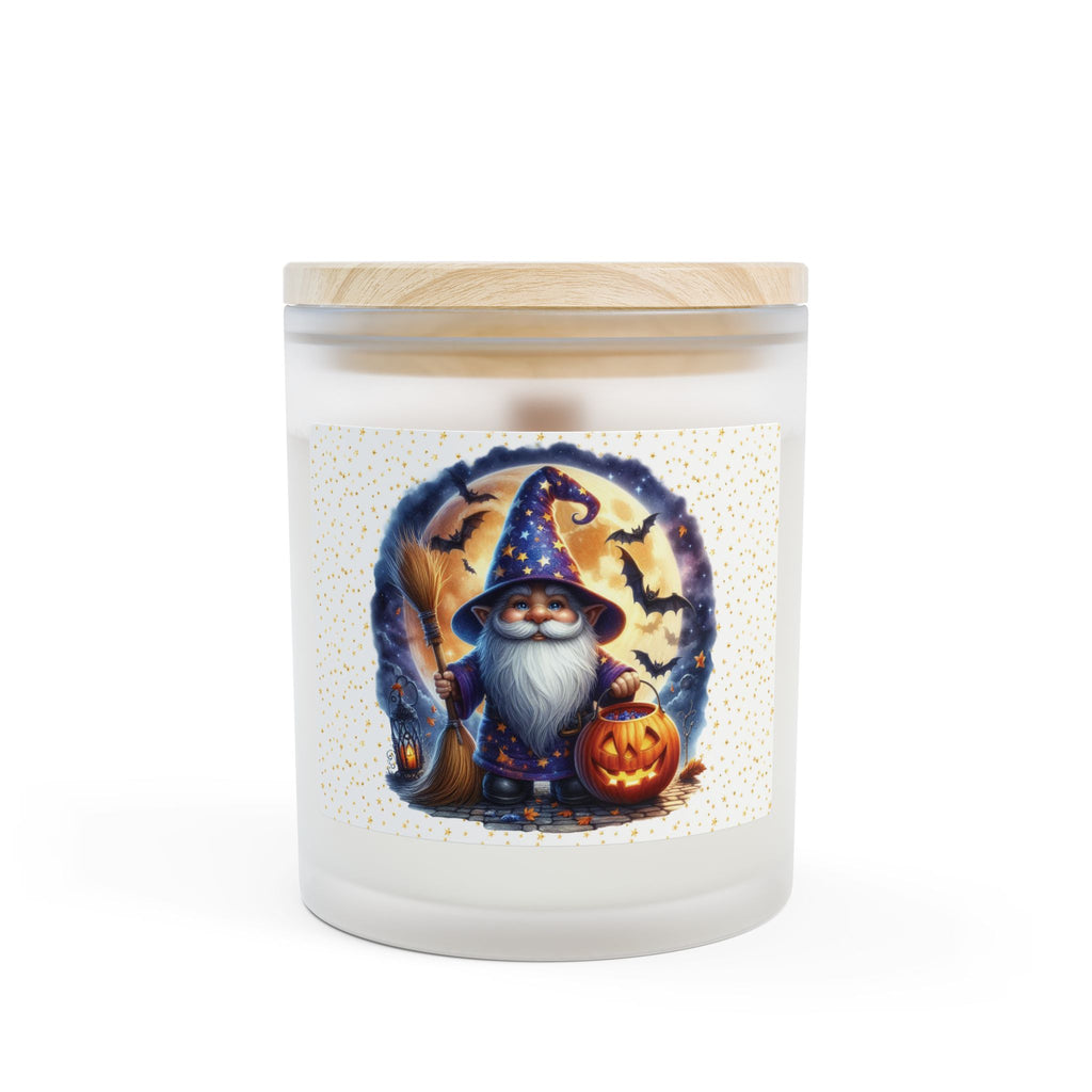 Halloween Wizard Gnome 11 oz Candle, Trick or Treat Cozy Home Decor, Fall Gift, Autumn Candle, Nature Inspired