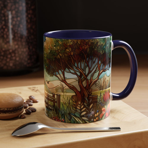 Autumn Fall Fauvism Art Inspired  Coffee Mug - Ideal Gift for Nature Lovers, Cozy Vibes, Morning Routine, Home & Garden Decor, Tea Lovers