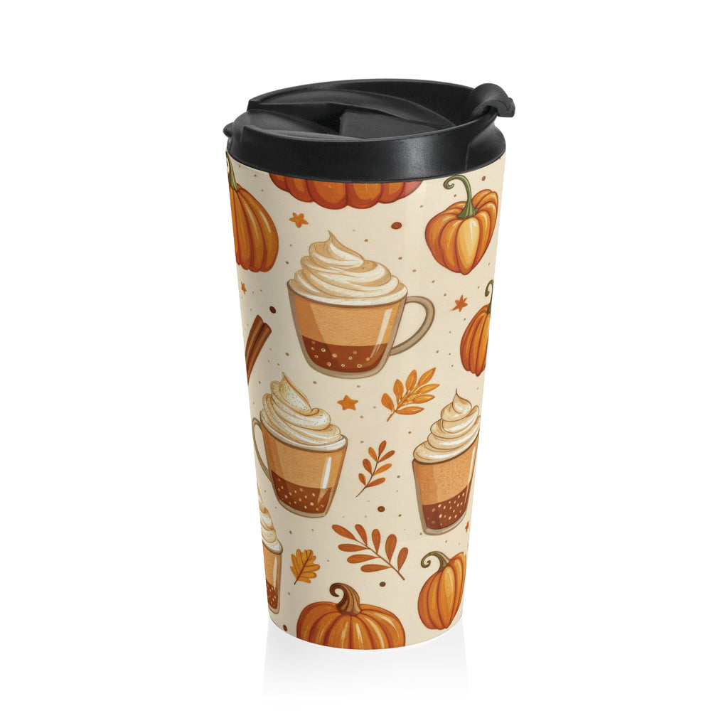 Pumpkin Spice Travel Mug | Fall Coffee Cup | Autumn Drinkware | Gift for Coffee Lovers | Festival Mugs | Halloween Decoration