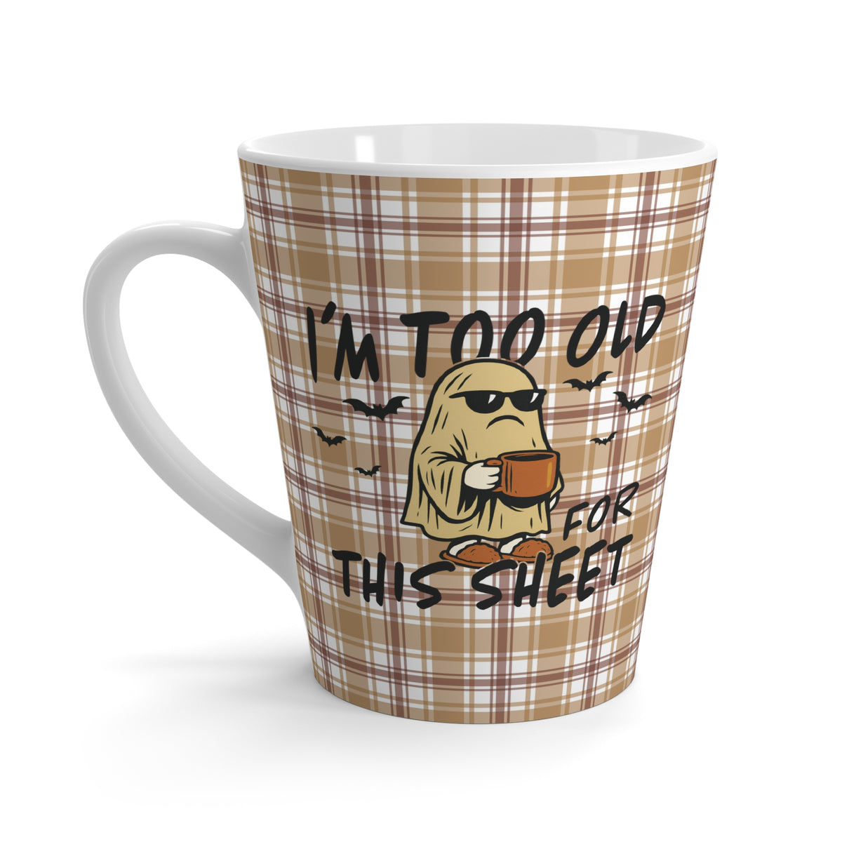 Halloween Coffee Mug | I'm Too Old for This Sheet | Cozy Fall Vibes, Gift for Halloween Lovers, Funny Halloween Mug
