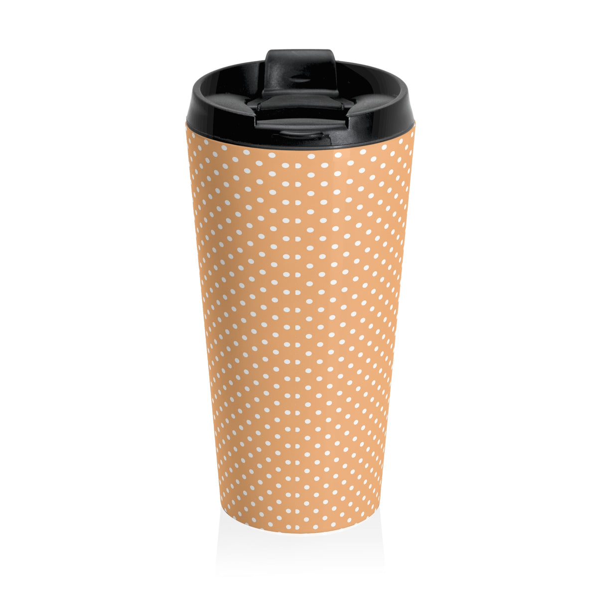 Funny Halloween Bull Sheet Polka Dot Travel Mug, Cute Cow Mug for Pumpkin Spice Lovers, Fall Coffee Cup, Farmhouse