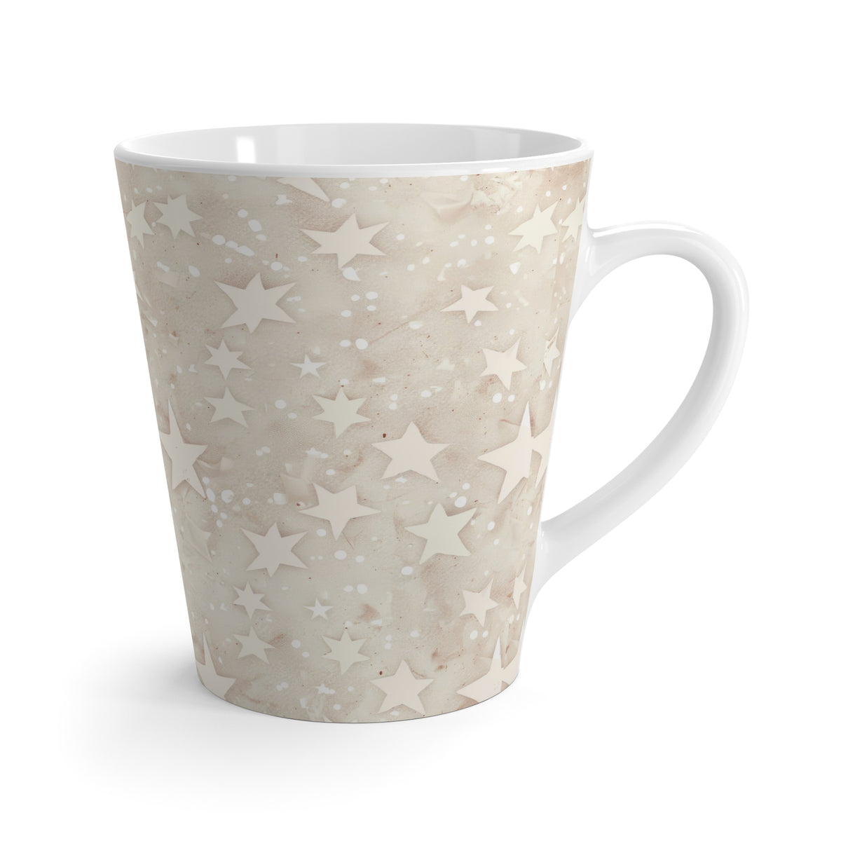 Latte Mug, Red Coquette Bow Football Game Day Cup, Neutral Beige Taupe Coffee Mug, Hot Beverage Cup, Sports Fan Gift, Game Day