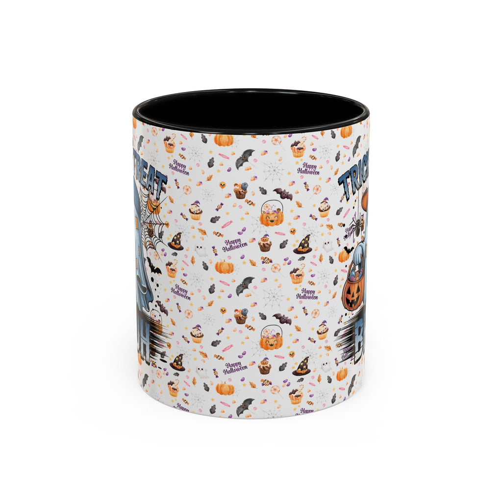 Spooky Funny Trick or Treat Bruh Coffee Mug | Halloween Accent Mug | Ghost Design | Cute Gift for Friends | Seasonal Drinkware | Party Mug