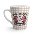 Ghost & Dogs Latte Mug - Funny Dog Lover Cup, Cute Animal Gift, Coffee Mug for Pet Owners, Halloween, Gift for Friends