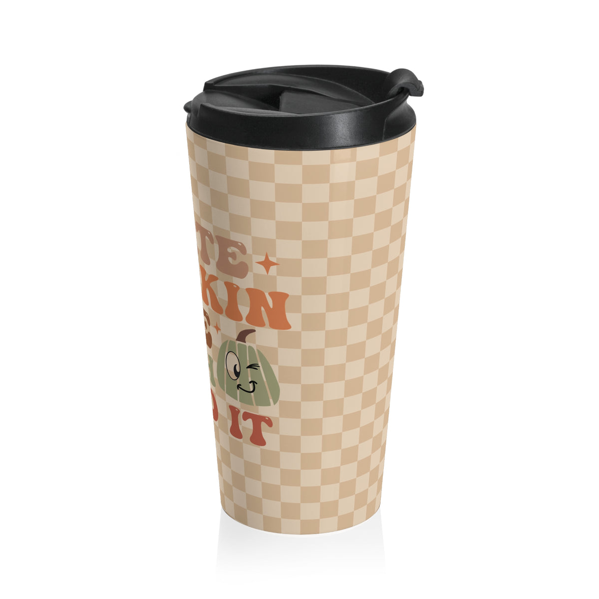 Funny Fall Stainless Steel Travel Mug, I Hate Pumpkin Spice, Autumn Gift, Sarcastic Coffee Cup, Halloween Travel Tumbler, Thanksgiving Mug