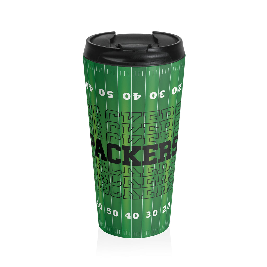 Green Bay Packers Fan Field Travel Mug - Perfect for Game Day, Football Fans, Gifts for Sports Lovers
