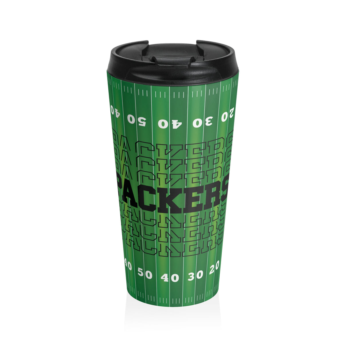 Green Bay Packers Fan Field Travel Mug - Perfect for Game Day, Football Fans, Gifts for Sports Lovers